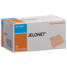 JELONET compr gaze paraffinée 5cmx5cm stér