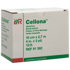 CELLONA bandes plâtrées 2.75mx10cm crémeus