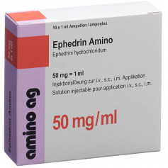 Ephedrin Amino Inj Lös 50 mg/ml