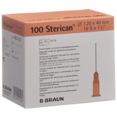 Sterican Nadel 18G 1.20x40mm rosa Luer