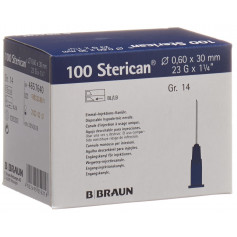 Sterican Nadel 23G 0.60x30mm blau Luer