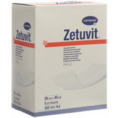 ZETUVIT compresse absorbante 20x40cm stér