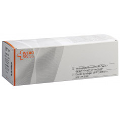 WERO SWISS Lux bande fix gaze él 4mx8cm bla