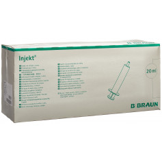 B. Braun Spritze 20ml Luer 2-teil exzentrisch