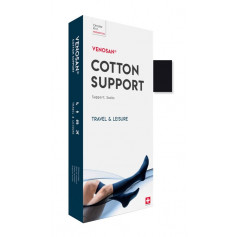 VENOSAN COTTON SUPPORT Socks A-D M black