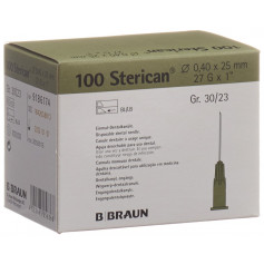 Sterican Nadel Dent 27G 0.4x25mm grau