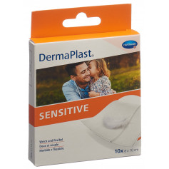 Dermaplast Sensitive pansement rapide 8x10cm blanc 