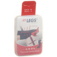 JET LEGS travel socks 36-40 black