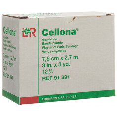 CELLONA bandes plâtrées 2.75mx7.5cm crémeus