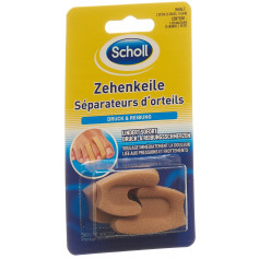 SCHOLL séparateurs orteils 1 petit/2 grd