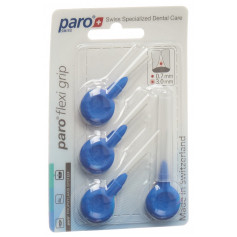 PARO Flexi Grip 3mm x-fin bleu cylindrique