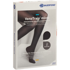 VenoTrain MICRO A-G KKL2 S normal/short geschlossene Fussspitze schwarz Haftband Noppe normal