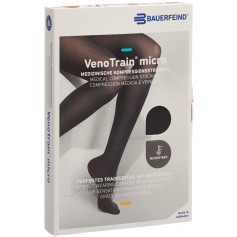 VenoTrain MICRO A-G KKL2 XL normal/short geschlossene Fussspitze schwarz Haftband Noppe normal