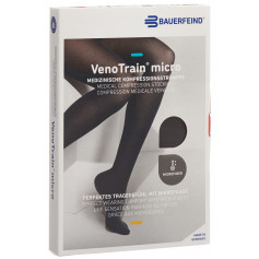 VenoTrain MICRO A-G KKL2 XL normal/long geschlossene Fussspitze schwarz Haftband Noppe normal