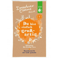 Dresdner Essenz Naturell Pflegebad Display Du bist einfach grossartig 12 Stück