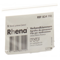 Rhena agrafes pansement blanches