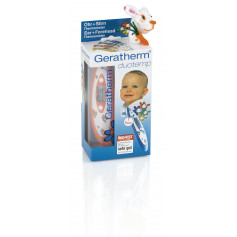 Geratherm duotemp Thermometer digital orange deutsch/französisch