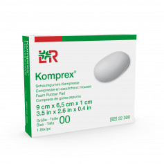 Komprex compr caoutchouc mousse