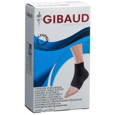 Gibaud Sprunggelenkbandage anatomisch Gr1 18-21cm schwarz