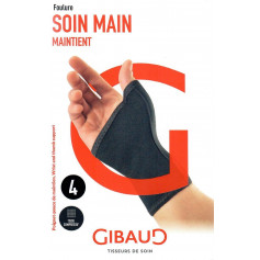 GIBAUD poignet pouce maintien Gr4 20-21cm