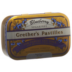 GRETHERS Blueberry pastilles sans sucre