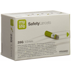 MYLIFE SafetyLancets lancette sécurité 28G