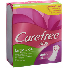 Carefree Plus Large Slip Einlagen Aloe