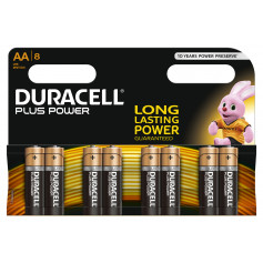 Duracell Batt Plus Power MN1500 AA LR6 K8