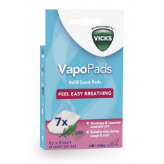 VICKS vapopads VBR7 refill romarin lavande