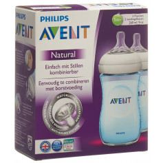 Avent Philips Naturnah-Flasche 2x260ml Duo blau