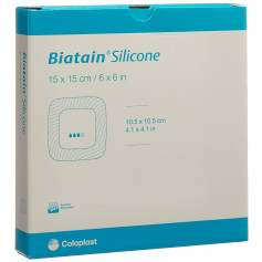 Biatain Silicone Schaumverband 15x15cm selbsthaftend