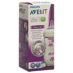 Avent Philips Naturnah Flasche 260ml Deko violett