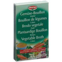 MORGA bouillon de légumes cubes pauv sodium