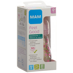 MAM Feel Good biberon verre 260ml 2+m