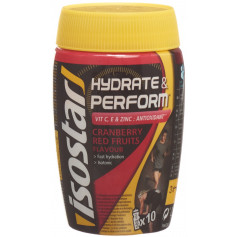 isostar Hydrate und Perform Pulver Red fruits