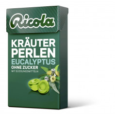 Ricola Kräuter Perlen Eucalyptus Bonbon ohne Zucker