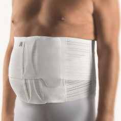 BORT Med PostOban Spezialweit Thorax-Abdominalstütze Gr1 H26cm weiss