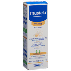 mustela nährende Gesichtscreme mit Cold Cream trockene Haut