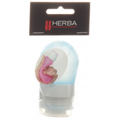 Herba Silikon Reiseflasche 40ml blau