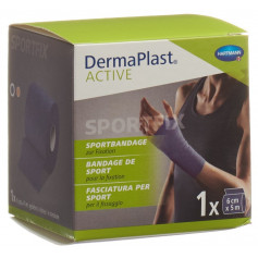 DermaPlast Active Sportbandage 6cmx5m blau