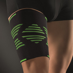 Bort ActiveColor sport bandage de cuisse S noir/vert