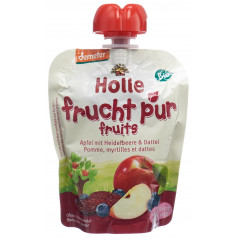 Holle Pouchy Apfel mit Heidelbeere & Dattel