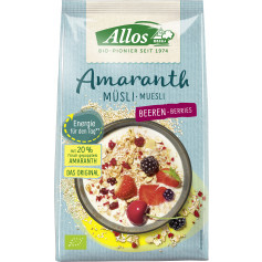 ALLOS muesli à l'amarante et aux baies