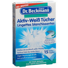 Dr Beckmann Lingettes blanchissantes