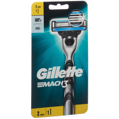 Gillette Mach3 Rasierapparat mit 2 Klingen