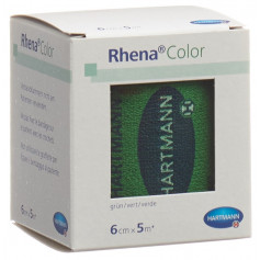 Rhena Color Elastische Binden 6cmx5m grün