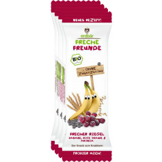 Freche Freunde Getreideriegel Banane rote Traube Aronia