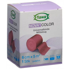 Flawa Nova Color Idealbinde 6cmx5m rot