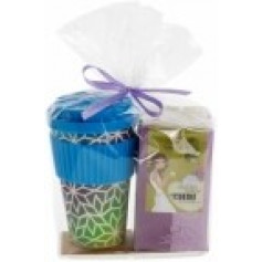 aromalife Geschenkset Bambus-Becher to go & Chai Tee