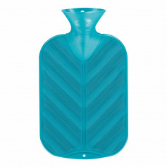 Wärmflasche 2l Halblamelle 3D-Wellen Smaragd